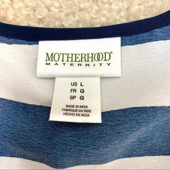 Motherhood Maternity Stripped Blouse - Picture 6 of 8